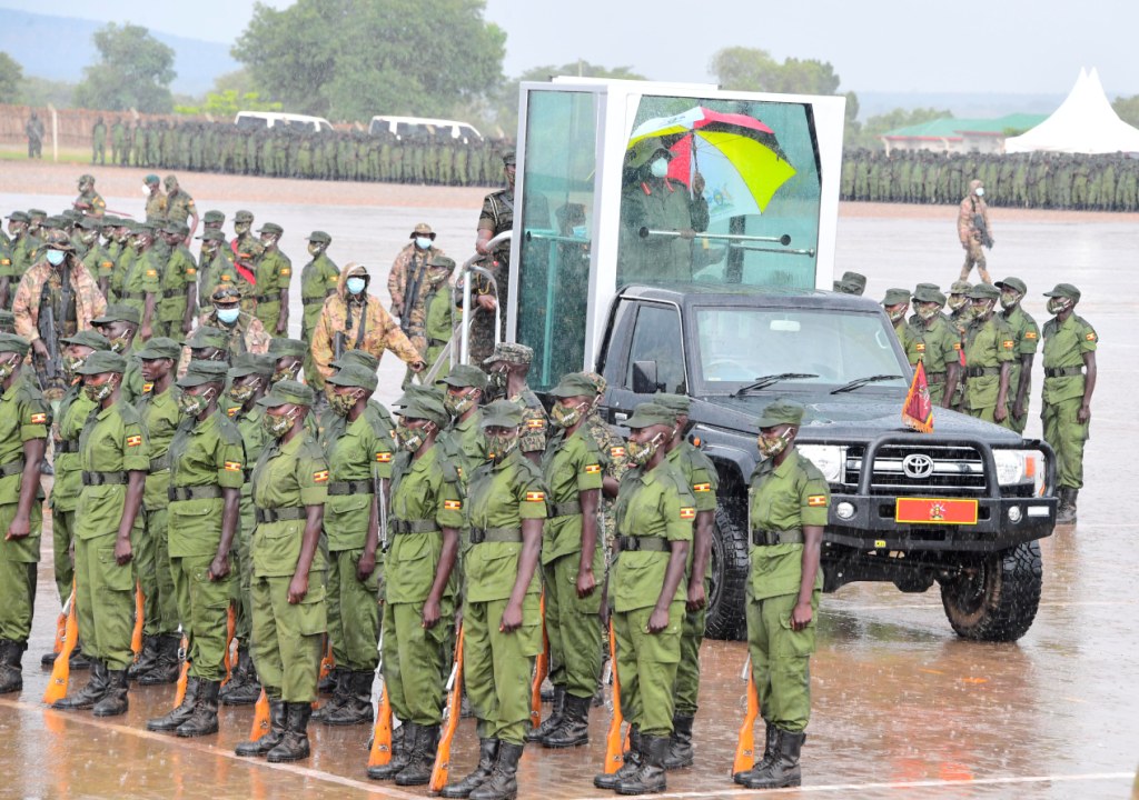 “Educated People can make good Soldiers and Cadres”- Says H.E. President Museveni as he Passes out 9,690 Local Defence Personnel