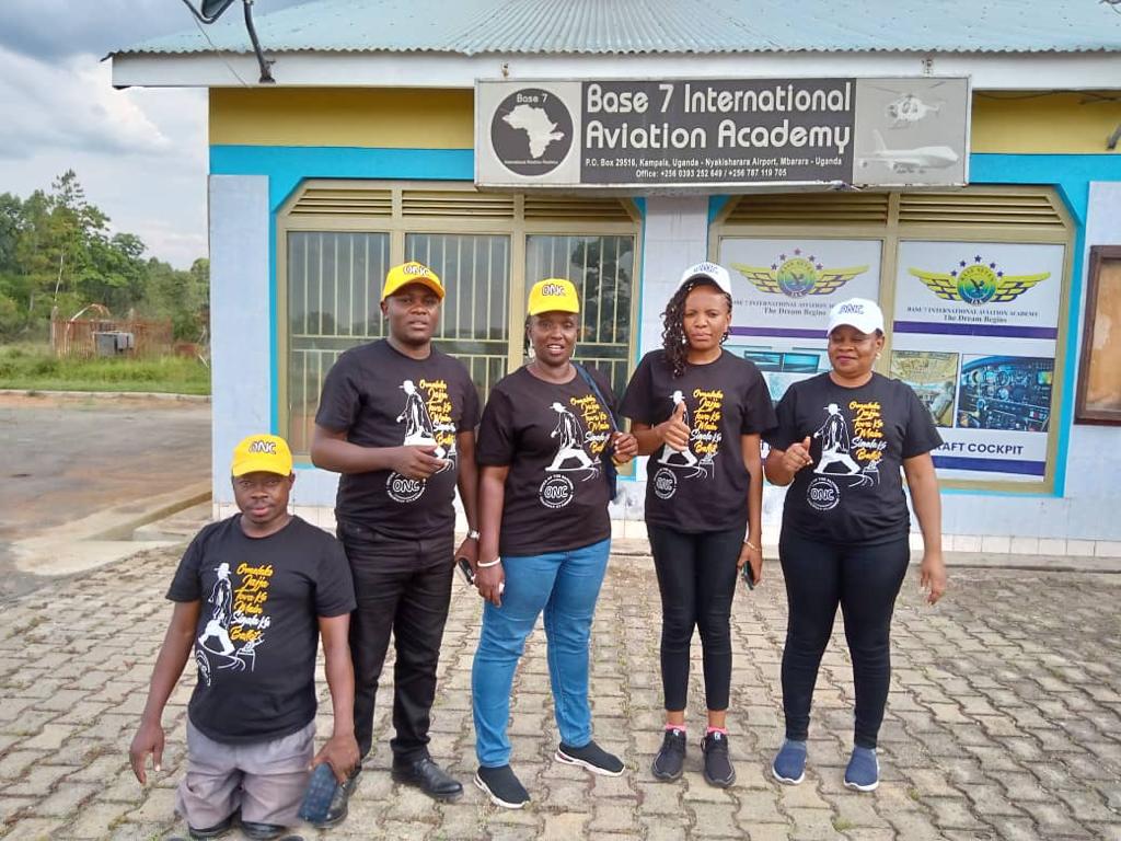 ONC Coordinators Greater Mbarara Sub-region Team visits Base7 International Aviation School