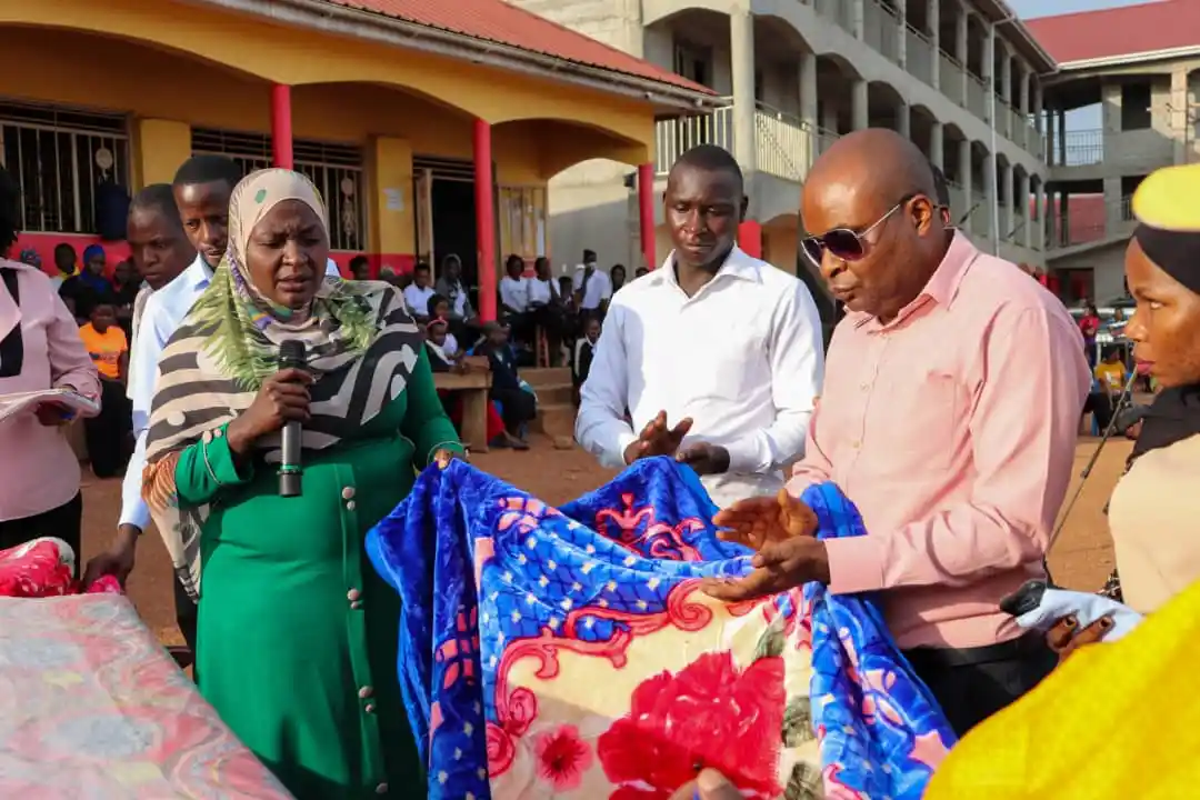 ONC Manager Hajjat Namyalo Donates Items Worth Millions To Excel Vocational Centre