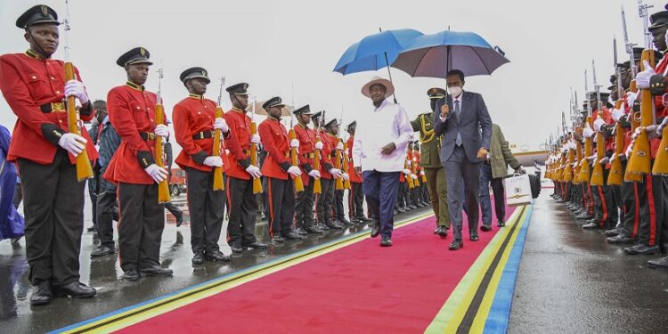 President Museveni In Tanzania For The 23rd Ordinary Summit Of East African Community Heads of State
